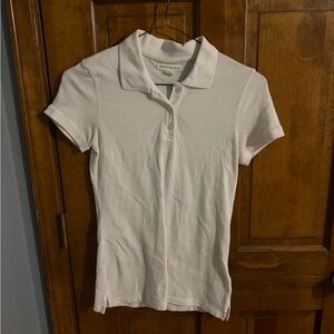 Aeropostale Women's White Button Down Shirt